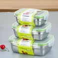 thumbnail image 1 of Janrevotw  Stainless Steel Insulated Lunch Box Sealed Food Container Stainless Steel Freshness Healthy And Safe Container, 1 of 7
