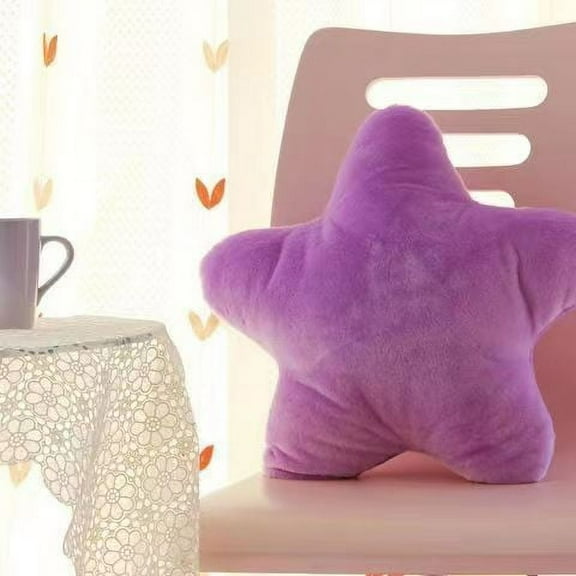 Janrevotw Star Shaped Pillow, Star Shaped Cushion, Cute Star Shaped Pillow, Super Soft Star Shaped Pillow Fluffy Star Shaped Plush Pillow Cushion, Suitable For Adults Children Gifts