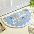 thumbnail image 1 of Janrevotw Ultra-Fine Fiber Soft Rainbow-Shaped Bathroom Carpet Anti-Slip Coarse-Pile Bath Mat Carpet, Kitchen Bedroom Rubber Shower Carpet, Floor Living Room Mat Absorbent Washable, 40x60cm, 1 of 11