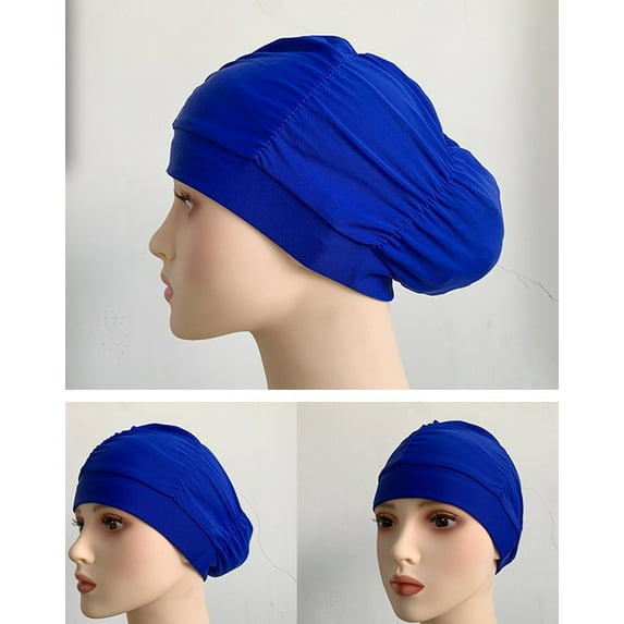 Janrevotw Women'S Quick-Dry Ultra-Lightweight Nylon Swim Cap - Waterproof, Ultra-Soft, Protective Swim Cap Suitable For Solid-Colored Long Hair And Short Hair