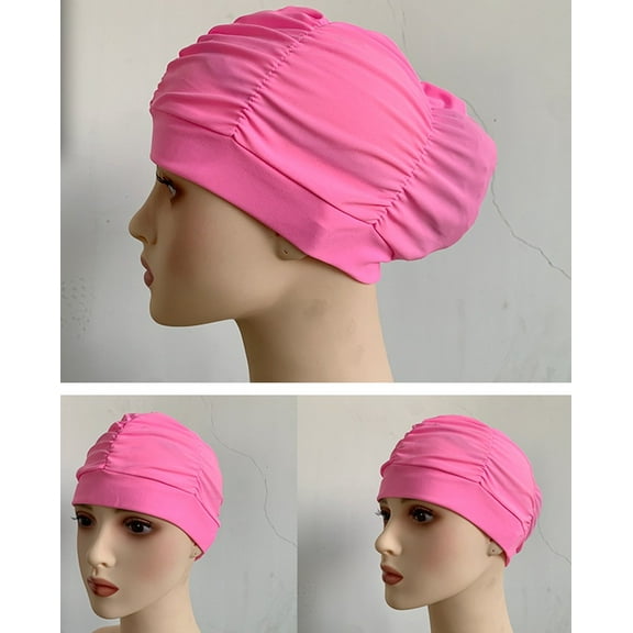 Janrevotw Women'S Quick-Dry Ultra-Lightweight Nylon Swim Cap - Waterproof, Ultra-Soft, Protective Swim Cap Suitable For Solid-Colored Long Hair And Short Hair