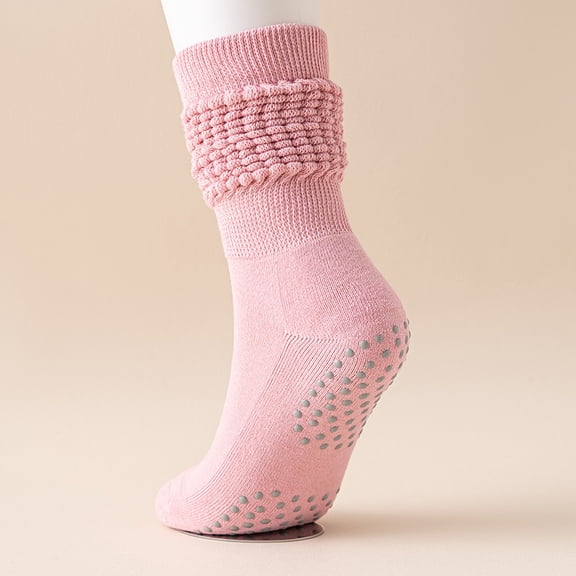 Janrevotw Women's Slouch Socks Extra Long Knee High Socks Boot Socks Women's Slouchy Socks Bulk Stacked Boots- One Size, 1 Count