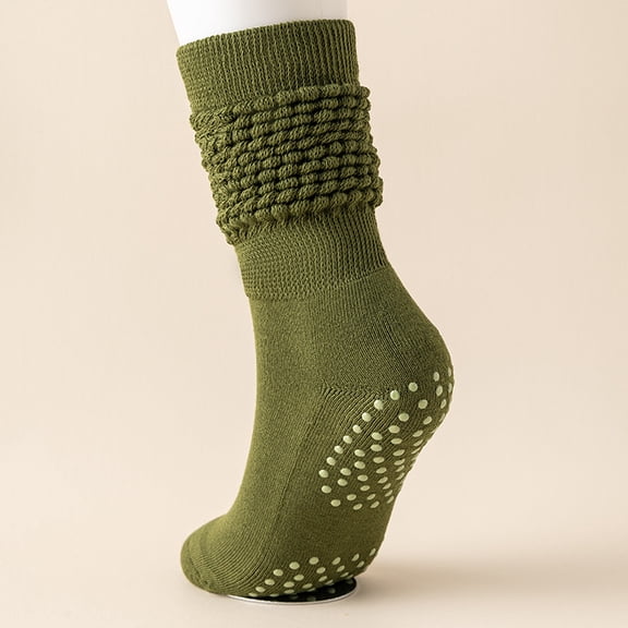 Janrevotw Women's Slouch Socks Extra Long Knee High Socks Boot Socks Women's Slouchy Socks Bulk Stacked Boots- One Size, 1 Count