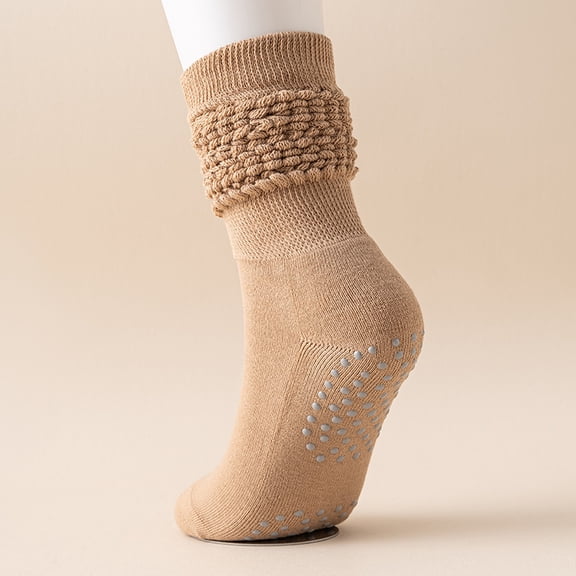 Janrevotw Women's Slouch Socks Extra Long Knee High Socks Boot Socks Women's Slouchy Socks Bulk Stacked Boots- One Size, 1 Count