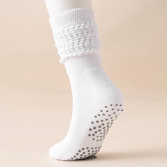 Janrevotw Women's Slouch Socks Extra Long Knee High Socks Boot Socks Women's Slouchy Socks Bulk Stacked Boots- One Size, 1 Count