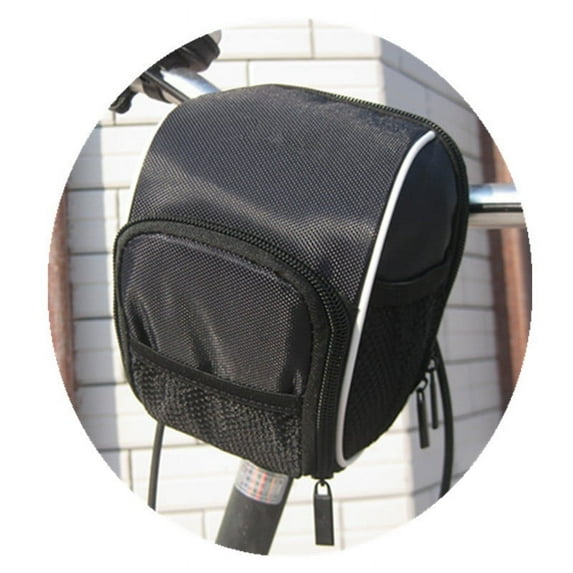 JanrevotwHandlebar Bag Multifunction Bicycle Front Frame Tube Handlebar Bag Bicycle Tap Bag Riding Bag Handlebar Bag