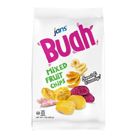Jans Buah - Mixed Fruits Chips 7 oz (Pack Of 1)