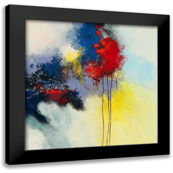 Jansen, Marja 15x15 Black Modern Framed Museum Art Print Titled - Out in the Open