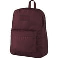 thumbnail image 1 of Jansport Backpack Superbreak Mono Dried Fig Burgundy, 1 of 2