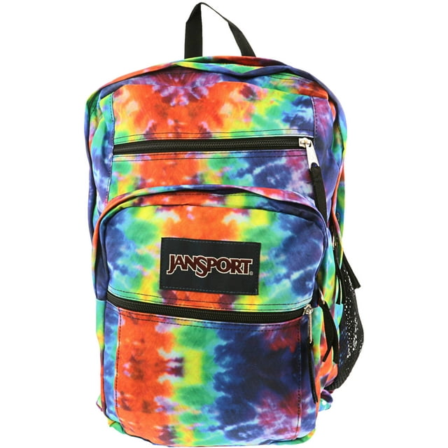 Jansport Big Student Polyester Backpack - Hippie Days Tie Dye