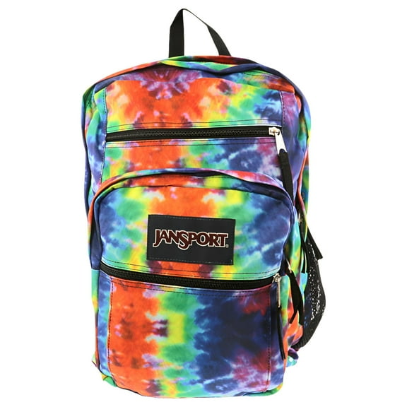 Jansport Big Student Polyester Backpack - Hippie Days Tie Dye