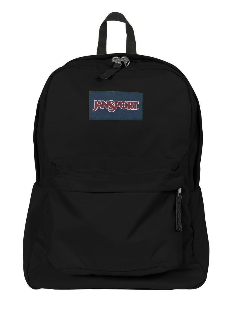 JanSport Superbreak Backpack, Black, Durable 600D Polyester