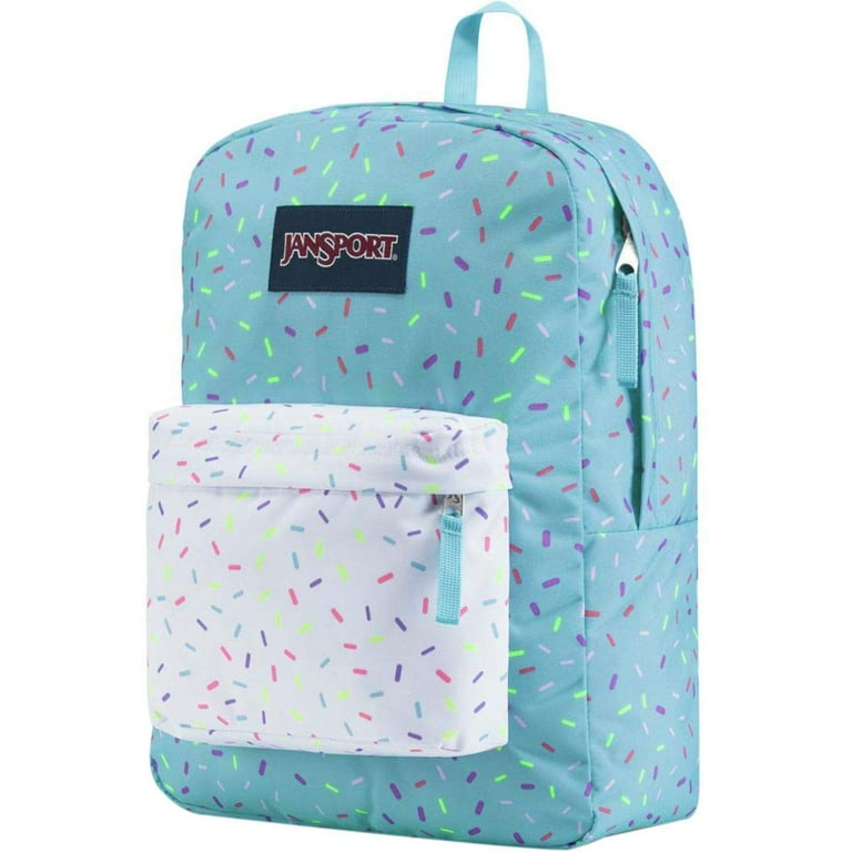 Jansport Unisex Superbreak Blue Topaz Sprinkle Me Backpack
