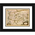 thumbnail image 1 of Jansson 18x14 Black Ornate Wood Framed with Double Matting Museum Art Print Titled - Macedonia Region Greece - Jansson 1654, 1 of 4