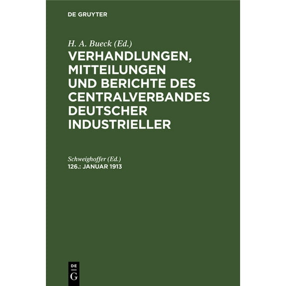 Januar 1913, (Hardcover)