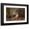 thumbnail image 1 of Januarius Zick 18x14 Black Modern Framed Museum Art Print Titled - Charity Roman, 1 of 5