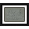 thumbnail image 1 of Januarius Zick 18x14 Black Ornate Wood Framed Double Matted Museum Art Print Titled - Venus Lamenting the Dead Adonis (Or Diana and Endymion) (1740-97), 1 of 5