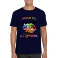 thumbnail image 1 of January Birthday Gifts Aquarius Zodiac Astrology Star Fun T-Shirt, for men & women, up to size 5XL, 1 of 3