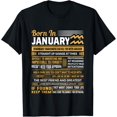 thumbnail image 1 of January Birthday Gifts - Born In January Aquarius T-Shirt T-Shirt, 1 of 4
