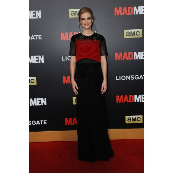 January Jones At Arrivals For Mad Men & Amc Present The Black & Red Ball The Music