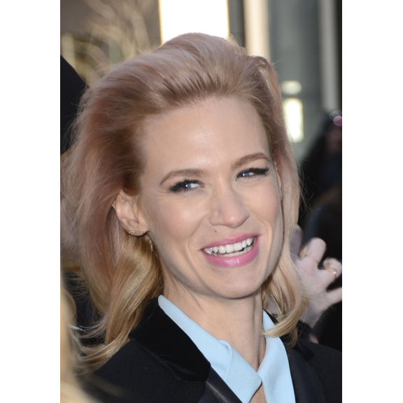 January Jones At The Press Conference For Amc Unveils Special Commemorative Mad Men Park Bench The Time & Life