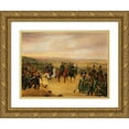 thumbnail image 1 of January Suchodolski 18x14 Gold Ornate Wood Frame and Double Matted Museum Art Print Titled - General Jozef Chłopicki and Skrzynecki Among Soldiers (1837), 1 of 4