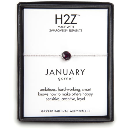 January through December Birthstone Crystal Bracelet made from Swarovski Elements