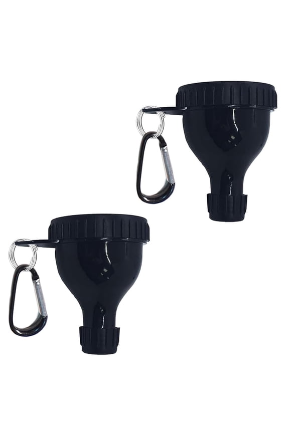 2 Pack Protein Powder Container to Go - Mini Funnel with Keychain and Keyring, Water Bottle Funnel for Shakers