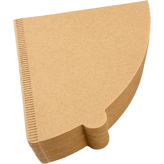 Januofit Coffee Filter, Cone Coffee Filters 2 for 1-4 Cup, 100 Count, Unbleached Natural Paper, No Blowout, Disposable for Pour Over Coffee Maker and Dripper