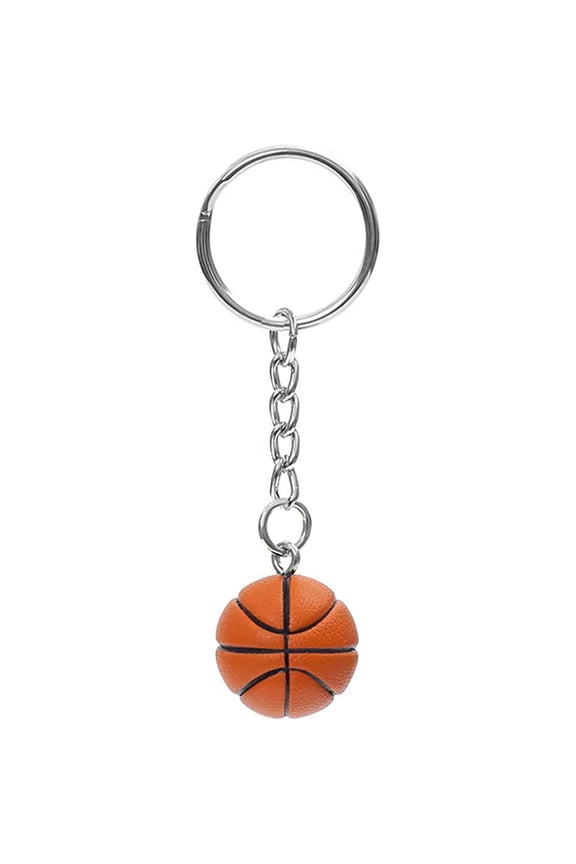 Simulation Mini Ball keychain, Sport Ball Theme Key Chains for Backpack Charm Keychains Accessories Ball Gifts for Men Fans