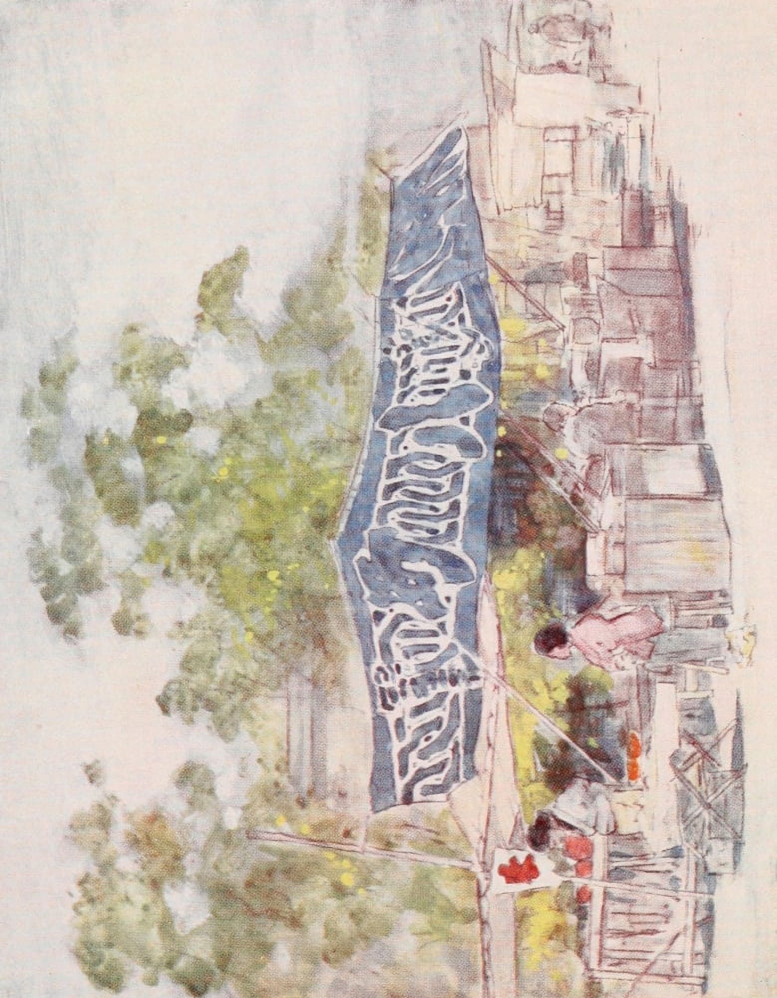Japan 1901 After the festival Canvas Art - Mortimer Menpes (18 x 24)