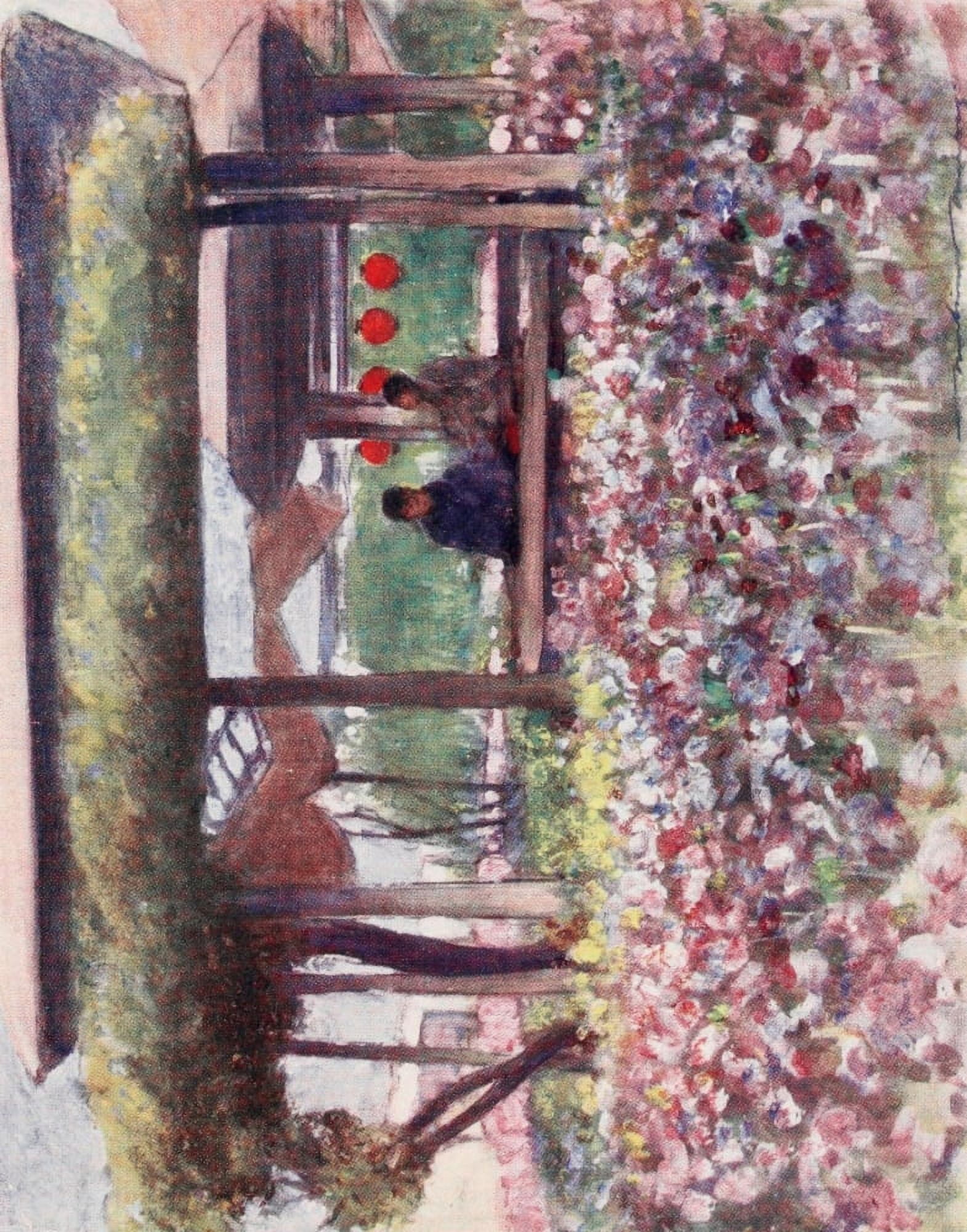 Japan 1901 At Horikiri Canvas Art - Mortimer Menpes (24 x 36)