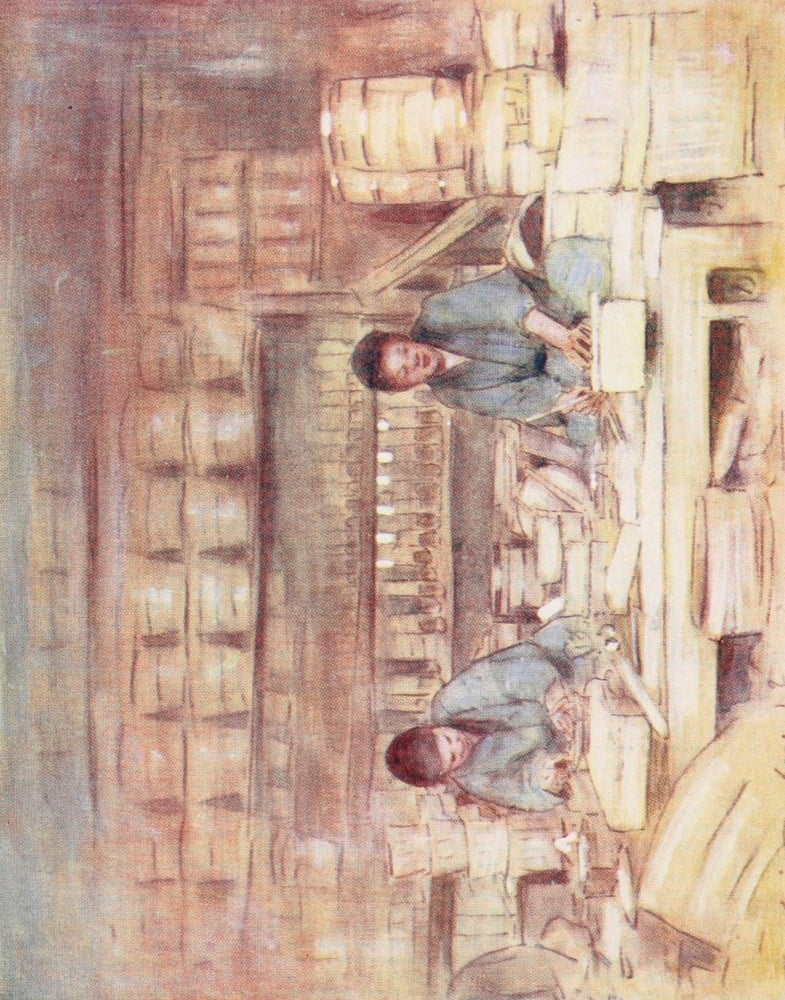 Japan 1901 Carpenters at work Canvas Art - Mortimer Menpes (24 x 36)