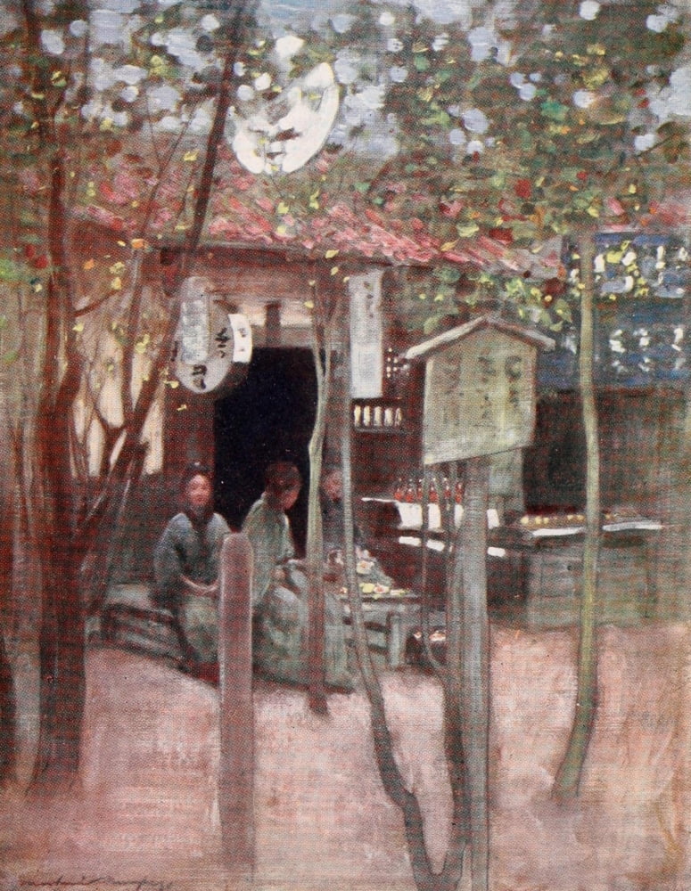 Japan 1901 Flower of the tea Canvas Art - Mortimer Menpes (18 x 24)