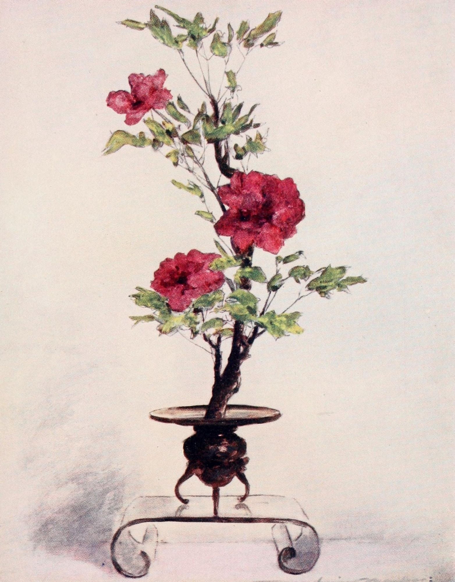 Japan 1901 Flower-placing Canvas Art - Mortimer Menpes (18 x 24)