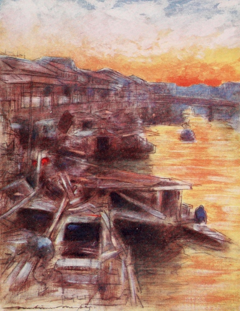 Japan 1901 Osaka Canvas Art - Mortimer Menpes (18 x 24)