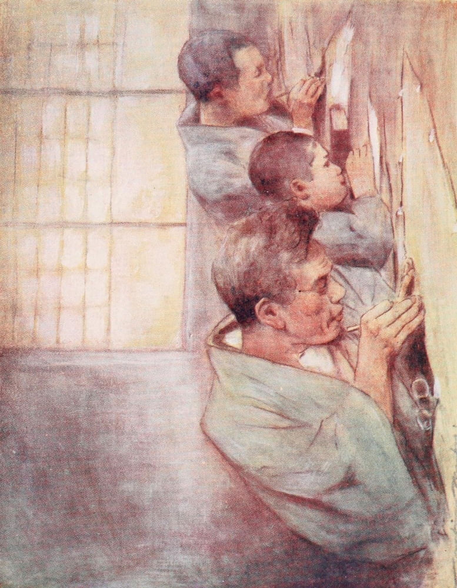 Japan 1901 Stencil-makers Canvas Art - Mortimer Menpes (24 x 36)