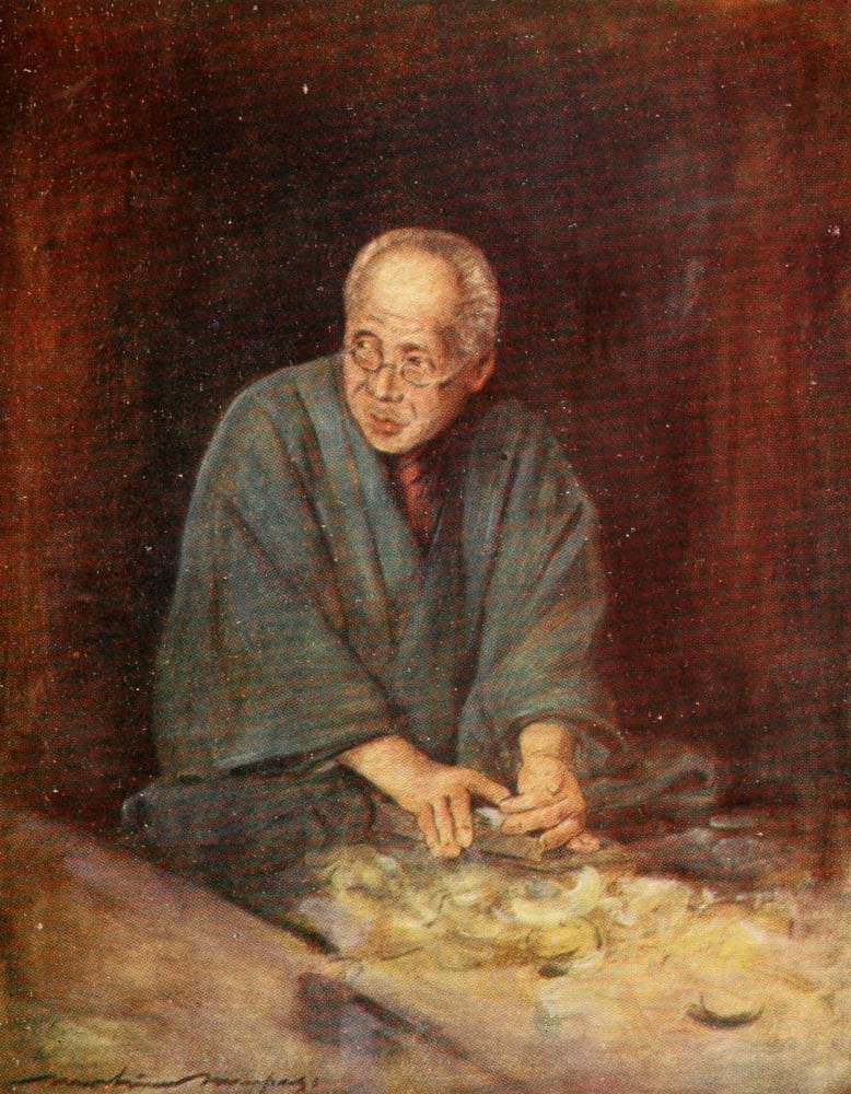 Japan 1901 The carpenter Canvas Art - Mortimer Menpes (18 x 24)