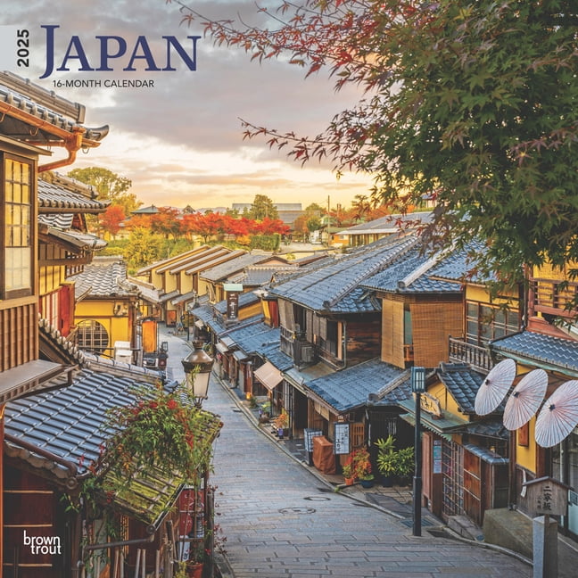 Japan 2025 12 X 24 Inch Monthly Square Wall Calendar Plastic-Free (Wall)