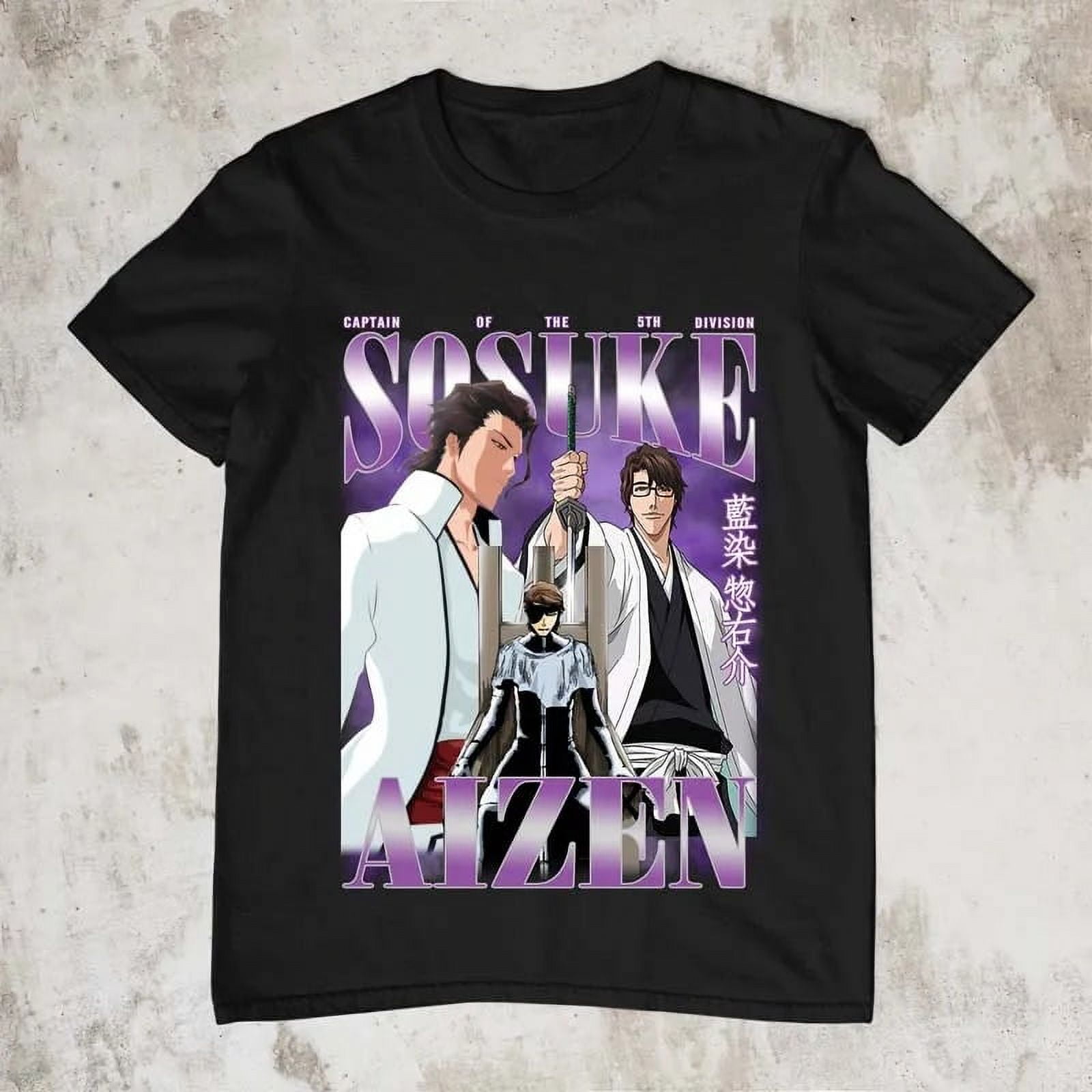 Japan Anime Bleach Ichigo Kurosaki T Shirt Men Fashion Tshirt Short