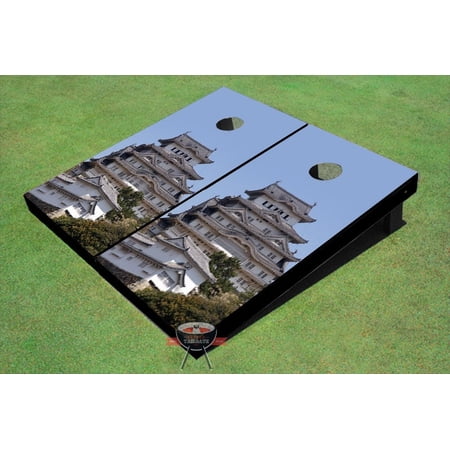 Japan Building Theme Cornhole Boards