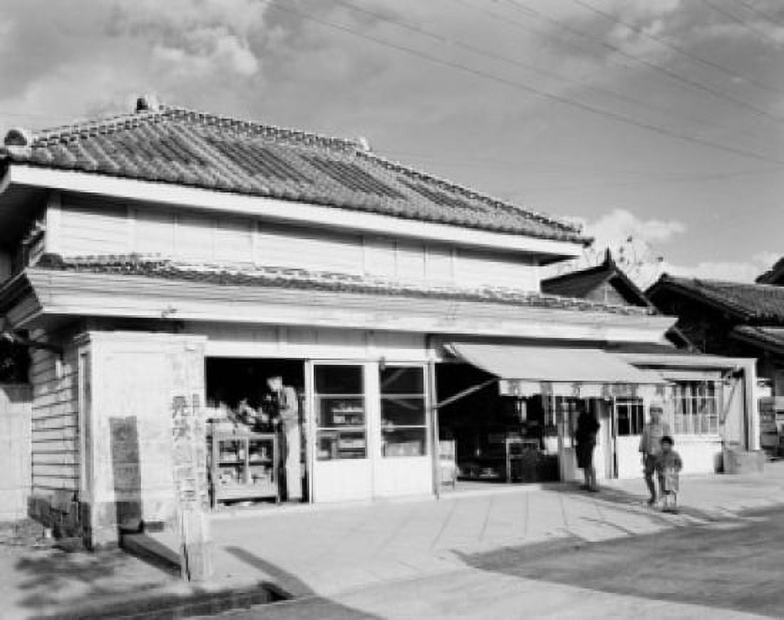 Japan Chiba Prefecture Tateyama Small shop Canvas Art - (24 x 36)