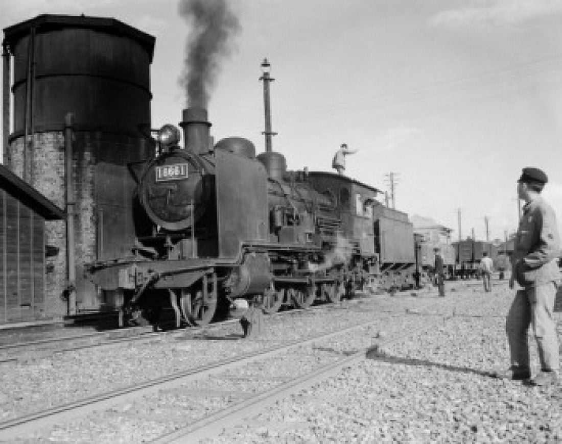 Japan Chiba Prefecture Tateyama Steam cargo train Canvas Art - (18 x 24)