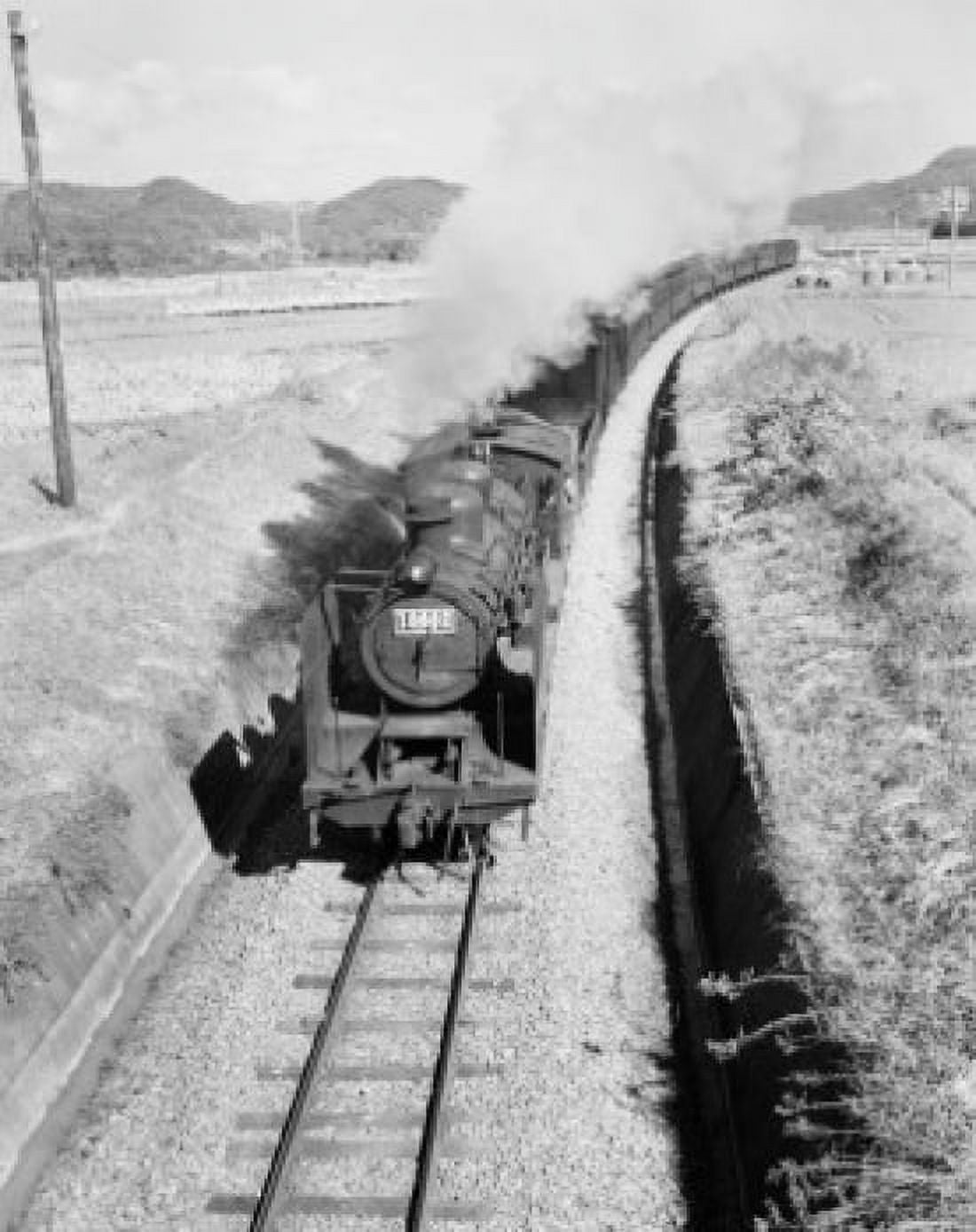 Japan Chiba Prefecture Tateyama Steam train Canvas Art - (24 x 36)