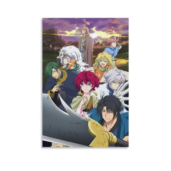Japan Comedy Manga Series Yona of The Dawn Anime Poster Print Photo Art Painting Canvas Poster Home Decorative Bedroom Modern Decor Posters Gifts 12x18inch(30x45cm)