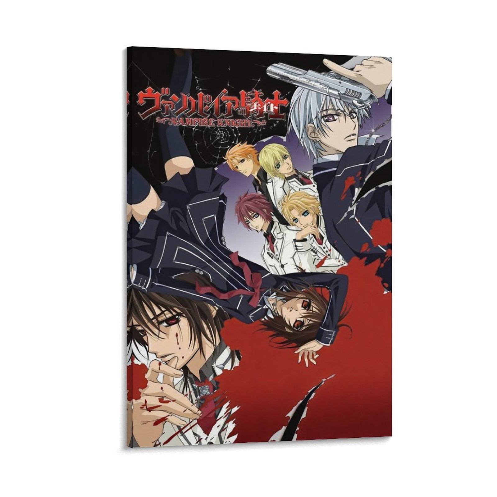 Japan Dark Fantasy Manga Series Vampire Knight Anime Role Poster Canvas ...