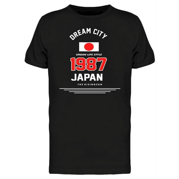 Japan Dream City T-Shirt Men -Image by Shutterstock, Male Medium