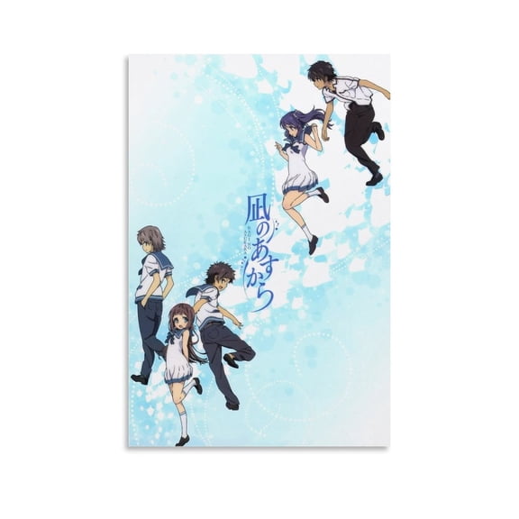 Japan Fantasy Anime Nagi-Asu A Lull in The Sea Role Poster Canvas Wall Art Poster Decorative Bedroom Modern Home Print Picture Artworks Posters 16x24inch(40x60cm)