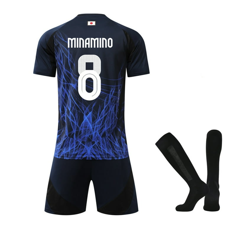 Japan Home 2024 #8 Minamino Soccer Jersey Kit