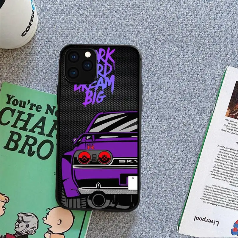 Japan JDM Sports Cars Phone Case For iphone 11 13 12 14 15 pro max mini